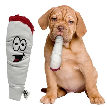 Jay The Joint Funny 420 Dog Toy - Built-in Squeaker