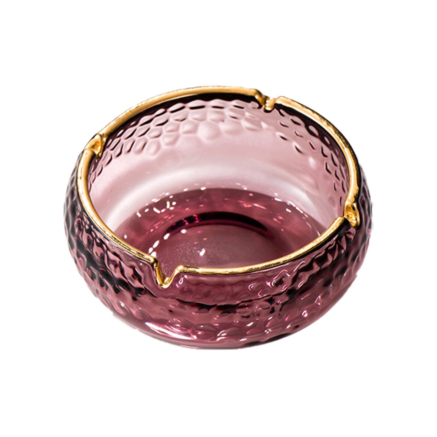 Gilded Glass Ashtray (4.7-inch)